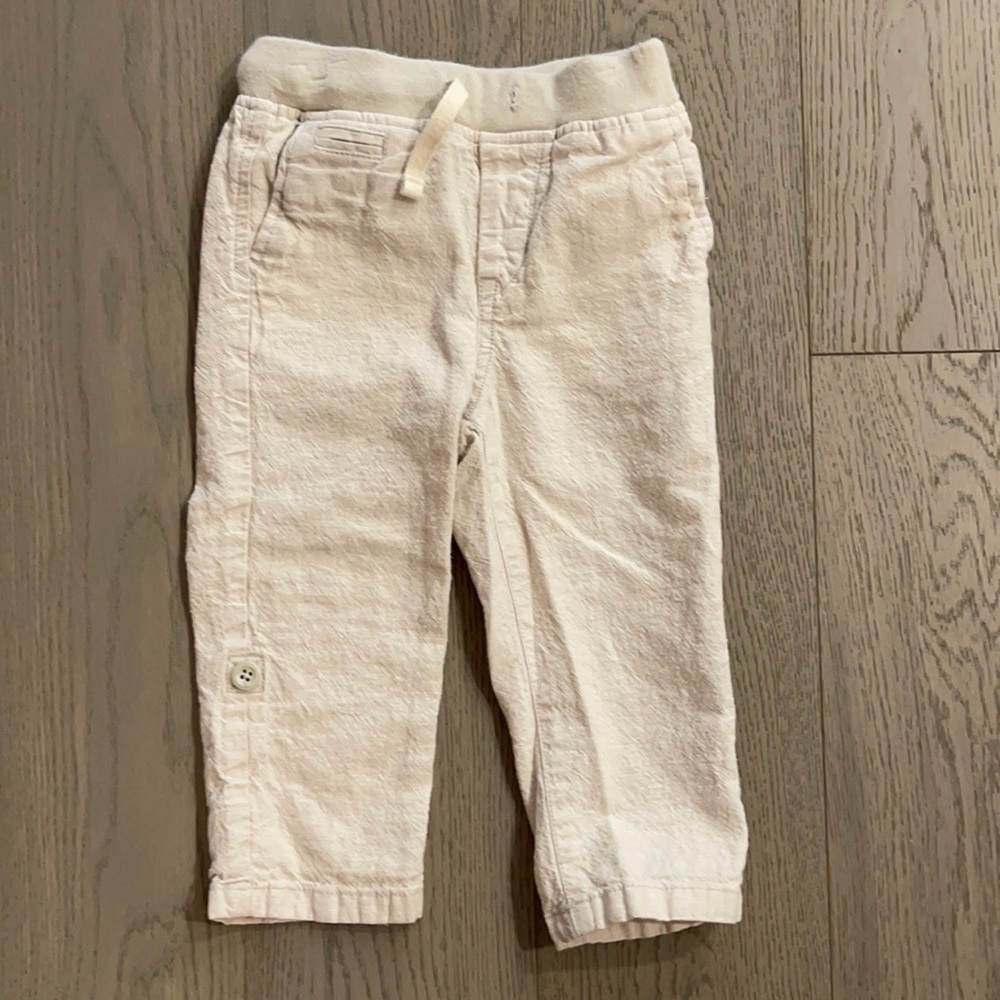 Gap Tan Casual Roll Up Pants Size 18-24M
